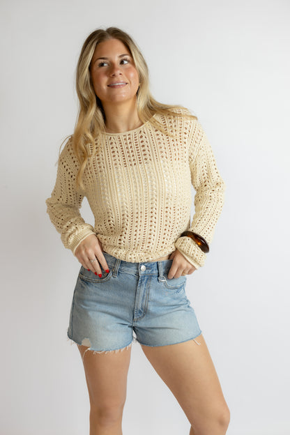 Alex Hi Rise Vintage Denim Short