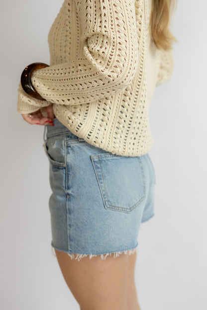 Alex Hi Rise Vintage Denim Short