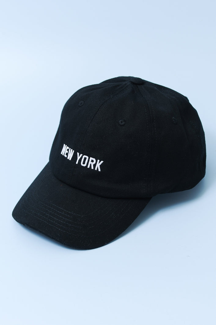 New York Hat Black