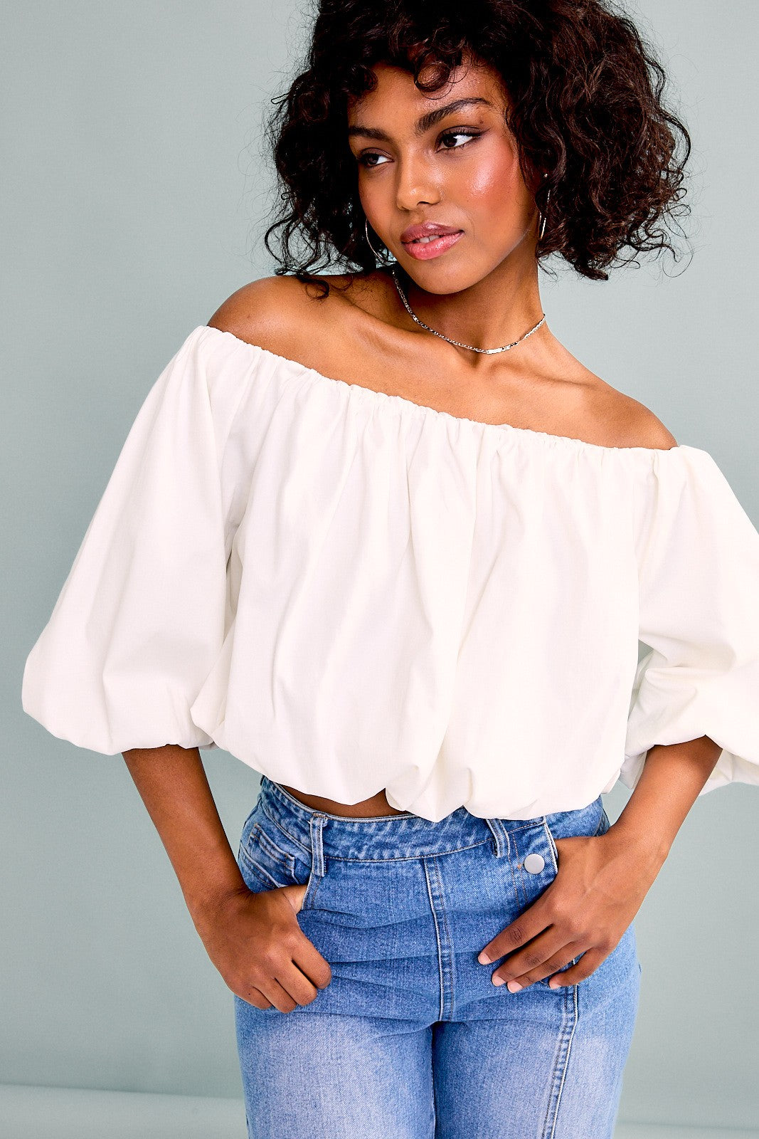 Live In It Off Shoulder Top