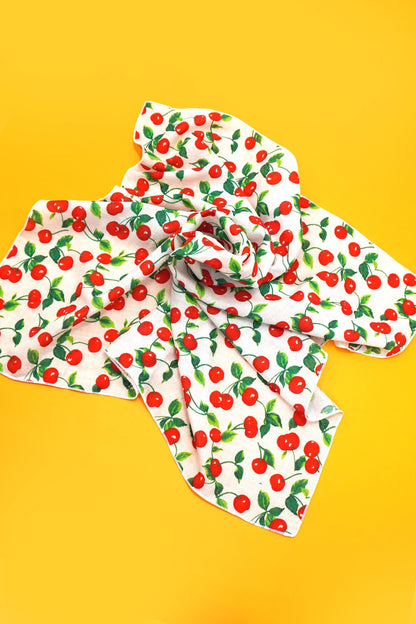 On The Outside Cherry Scarf