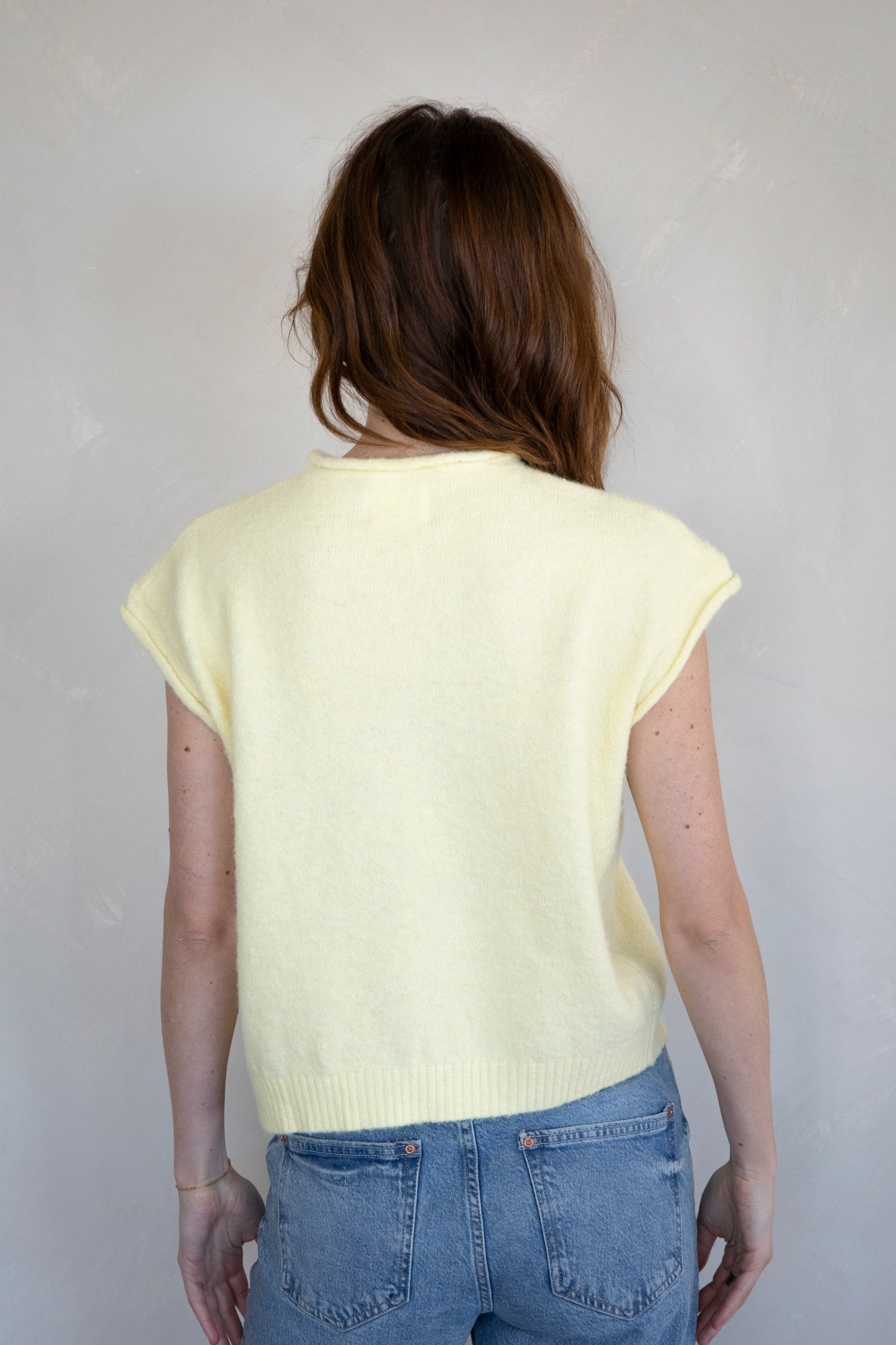 Piper Vest Cardigan Butter