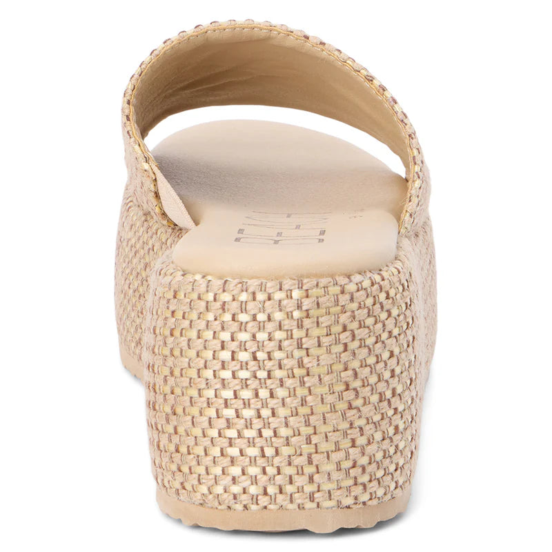 Pismo Platform Sandal Tan Multi