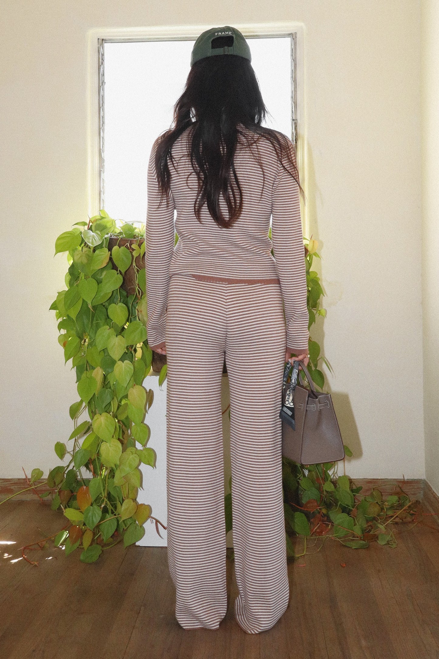 Cocoa Stripe Lounge Pants
