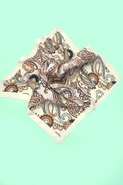 Paisley Silky Bandana Scarf