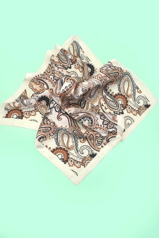 Paisley Silky Bandana Scarf