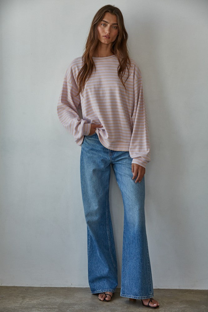 Pastel Pause Striped Long Sleeve