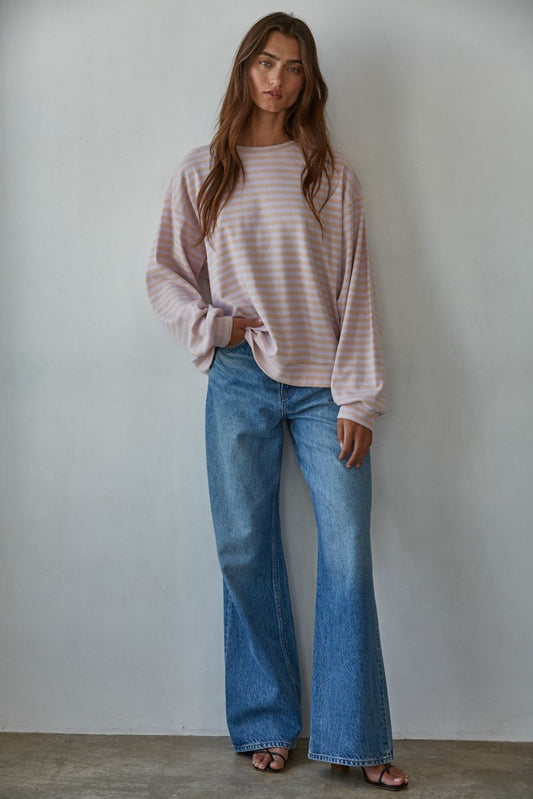 Pastel Pause Striped Long Sleeve
