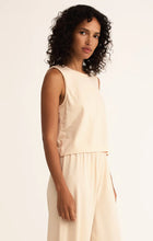 Load image into Gallery viewer, Sloane Jersey Muscle Tank Panna Cotta