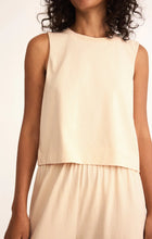 Load image into Gallery viewer, Sloane Jersey Muscle Tank Panna Cotta