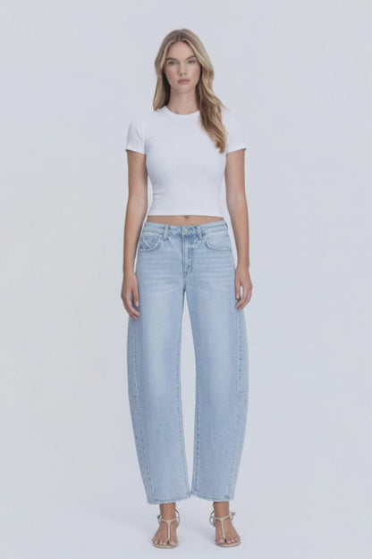 Writing Pages Barrel Jeans