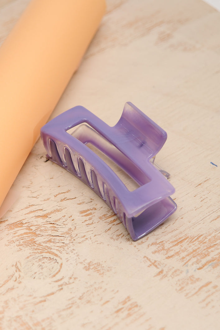 Jessa Claw Clip Purple