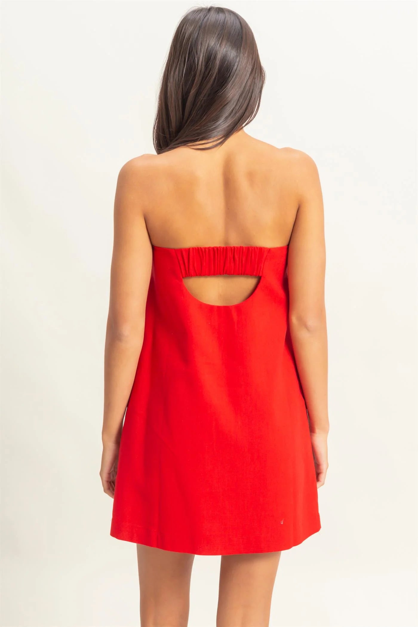 This Time Last Year Linen Dress