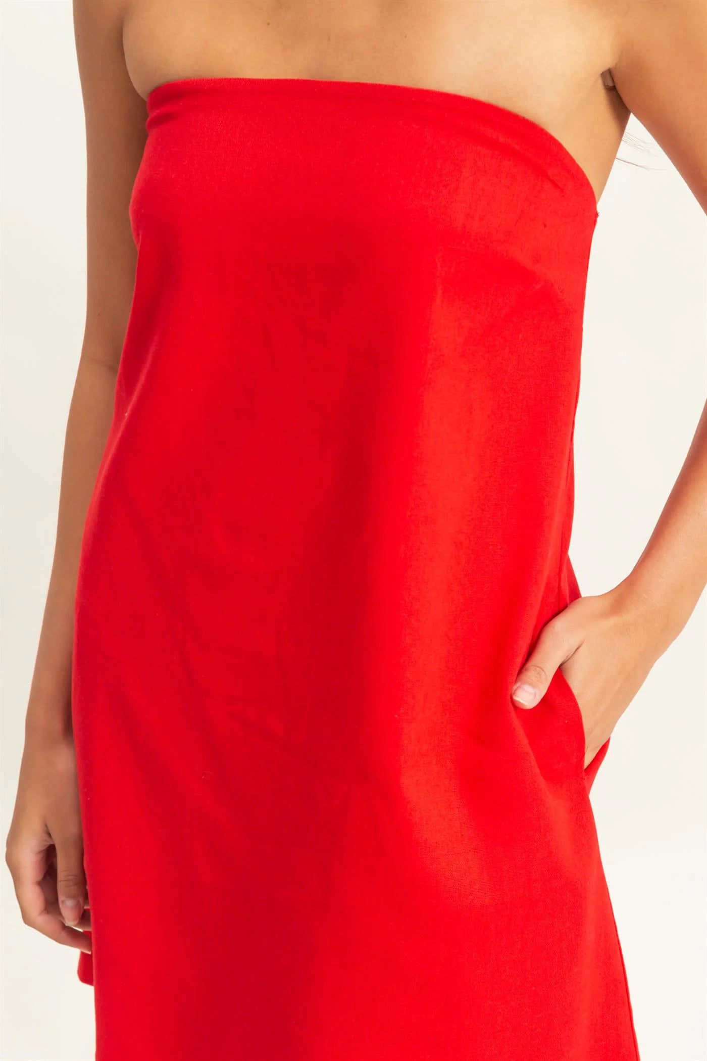 This Time Last Year Linen Dress