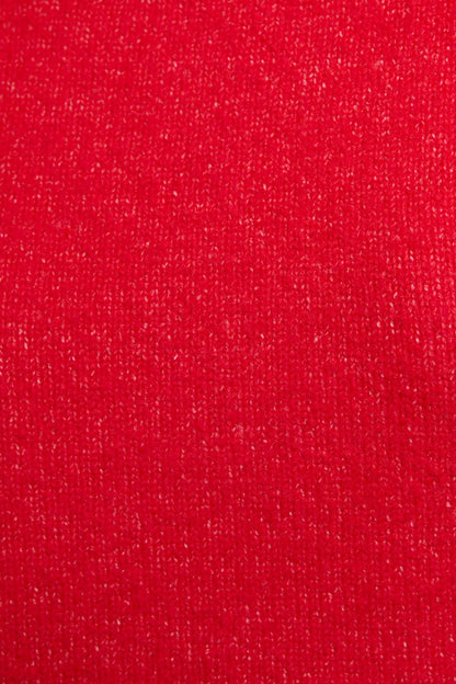 City Lights Cropped Sweater Red