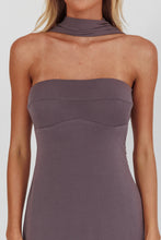 Load image into Gallery viewer, Shadow Hour Halter Dress