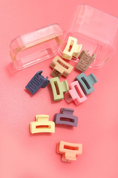 Side By Side Rectangle Claw Clip Set