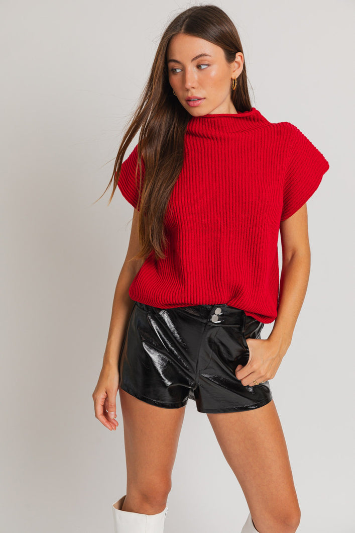 Mastermind Sweater Vest Red