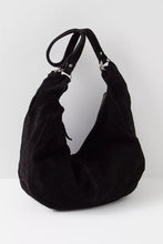 Load image into Gallery viewer, Roma Suede Tote Bag Black