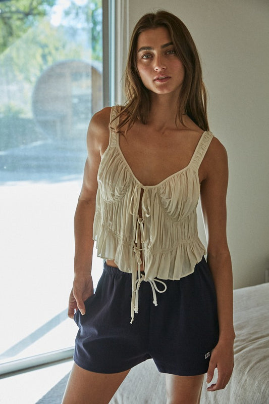 Romantic Ruched Tank