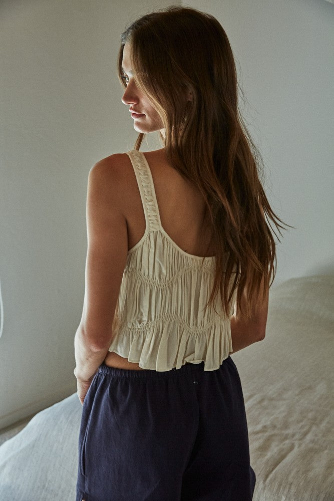 Romantic Ruched Tank