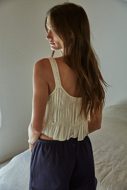 Romantic Ruched Tank