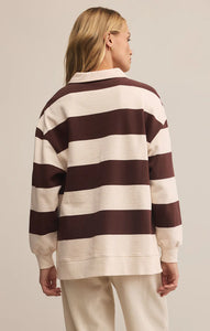 Rugby Brushed Fleece Henley
