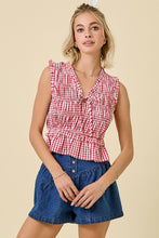 Load image into Gallery viewer, Same Time Gingham Top