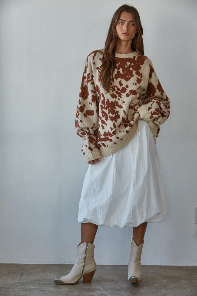 Sundays Bubble Midi Skirt