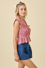 Load image into Gallery viewer, Same Time Gingham Top
