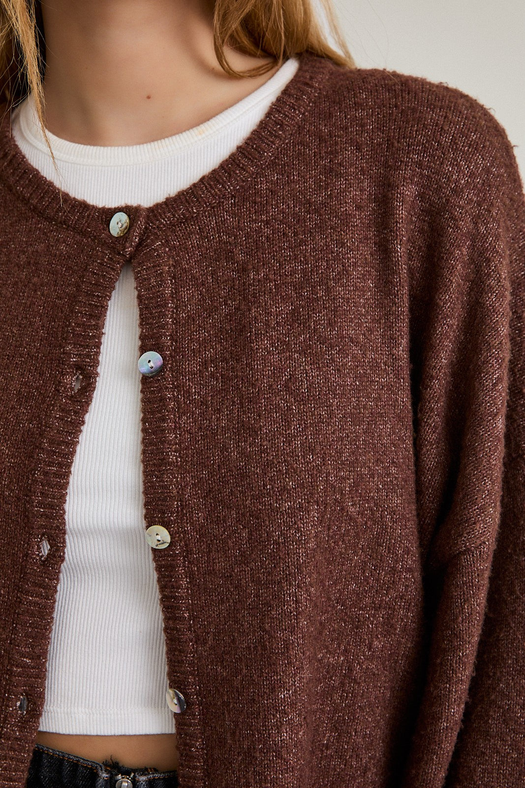 Sweet Charm Button Cardigan