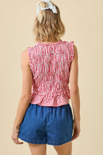Load image into Gallery viewer, Same Time Gingham Top