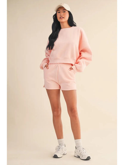 Blush Break Sweatshorts