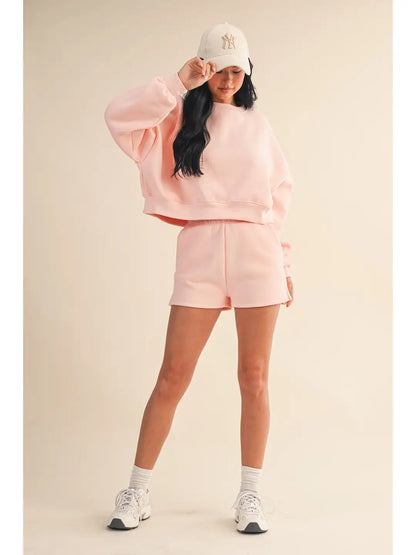 Blush Break Sweatshorts