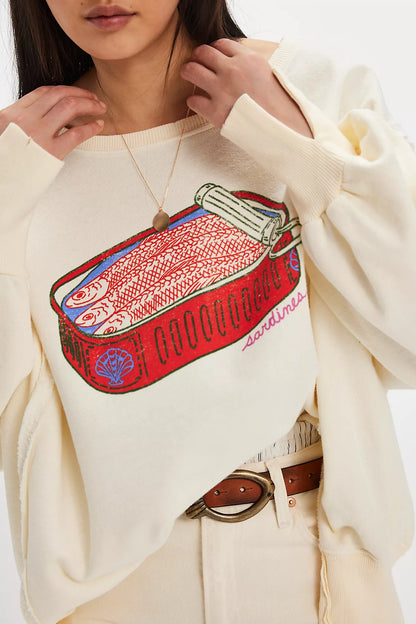 Graphic Camden Pullover Sardine Combo