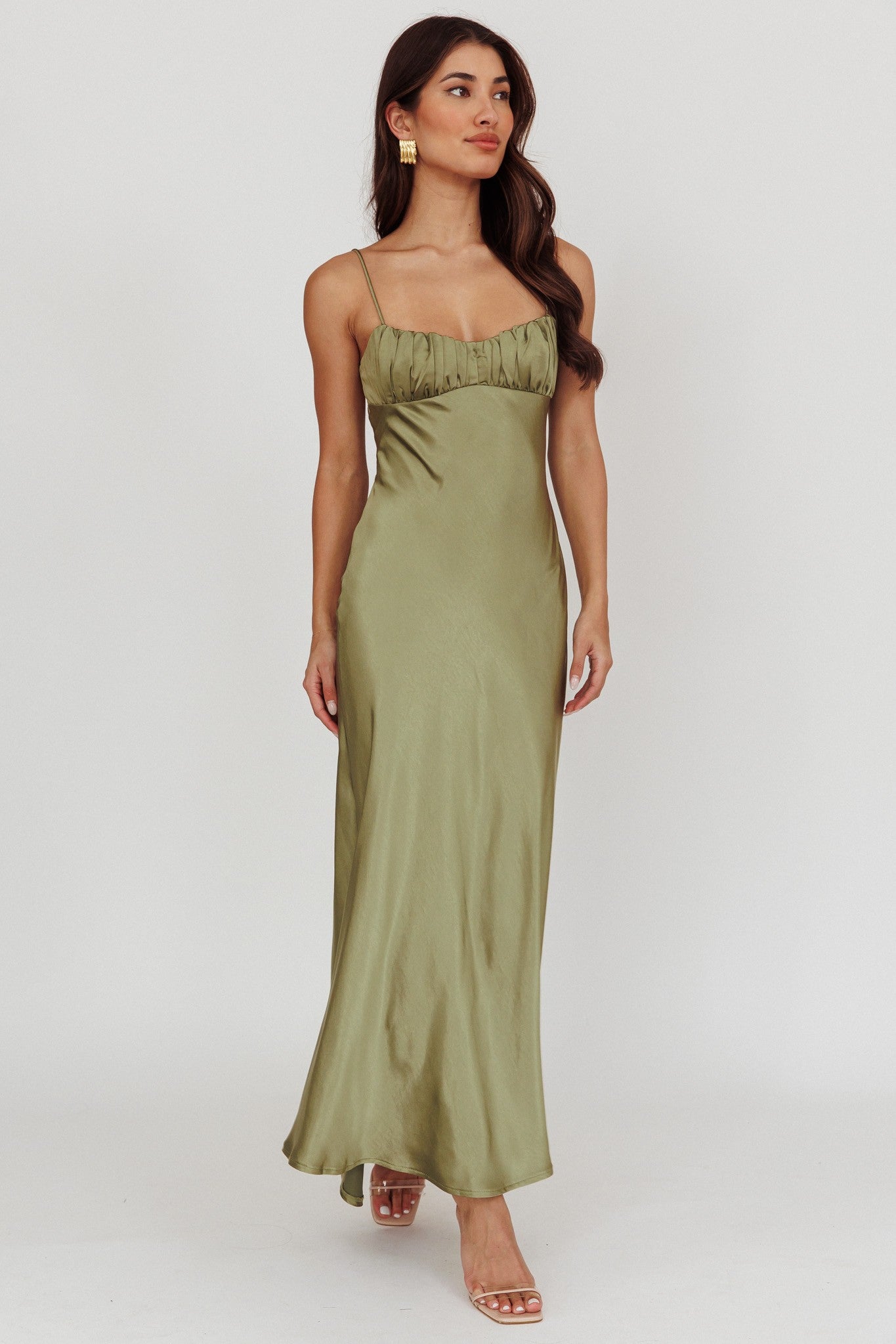Golden Hour Satin Dress