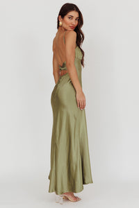 Golden Hour Satin Dress