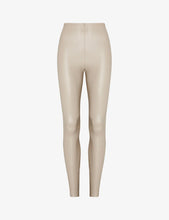 Load image into Gallery viewer, Faux Leather Legging Sand