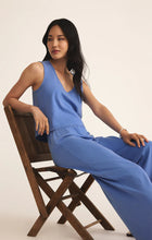 Load image into Gallery viewer, Scout Jersey Flare Pant Bay Blue