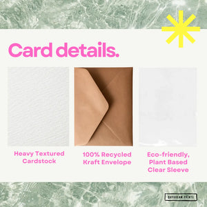 You Did It Star Card