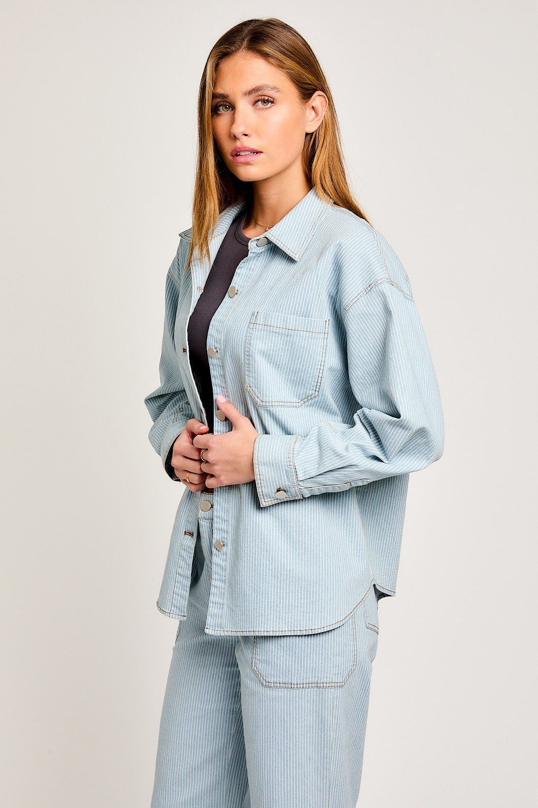 Sunday Blues Denim Shacket