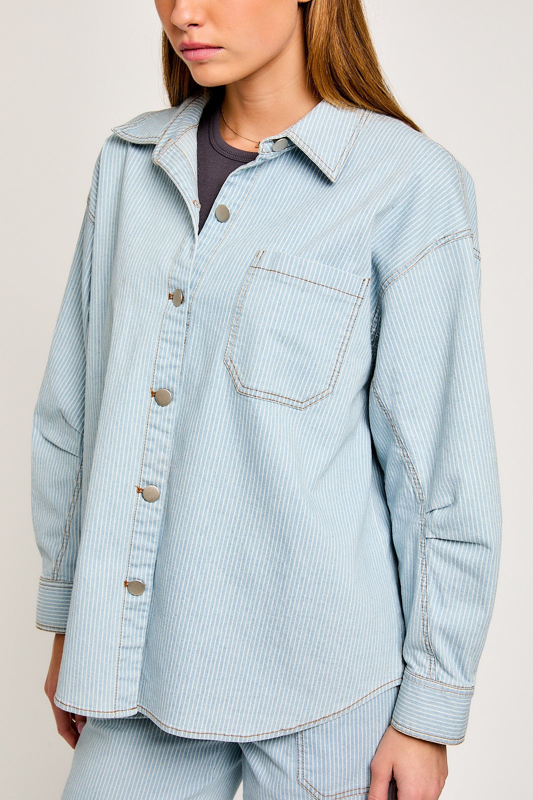 Sunday Blues Denim Shacket