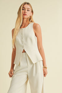 Sicily Tailored Vest Top