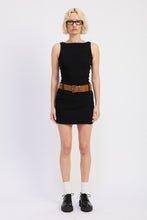 Load image into Gallery viewer, Silver Lining Belted Dress