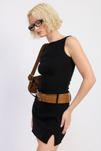 Load image into Gallery viewer, Silver Lining Belted Dress