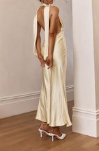 Load image into Gallery viewer, Smooth Lines Halterneck Maxi