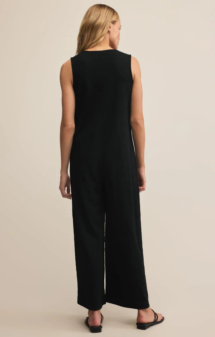 Solace Textured Slub Jumpsuit