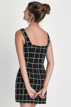 Load image into Gallery viewer, Sophisticated Appeal Tweed Dress