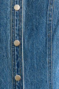 Spitting Image Button Down Denim Dress