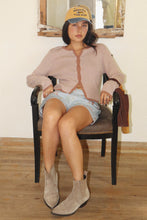 Load image into Gallery viewer, Cocoa Stripe Cardigan